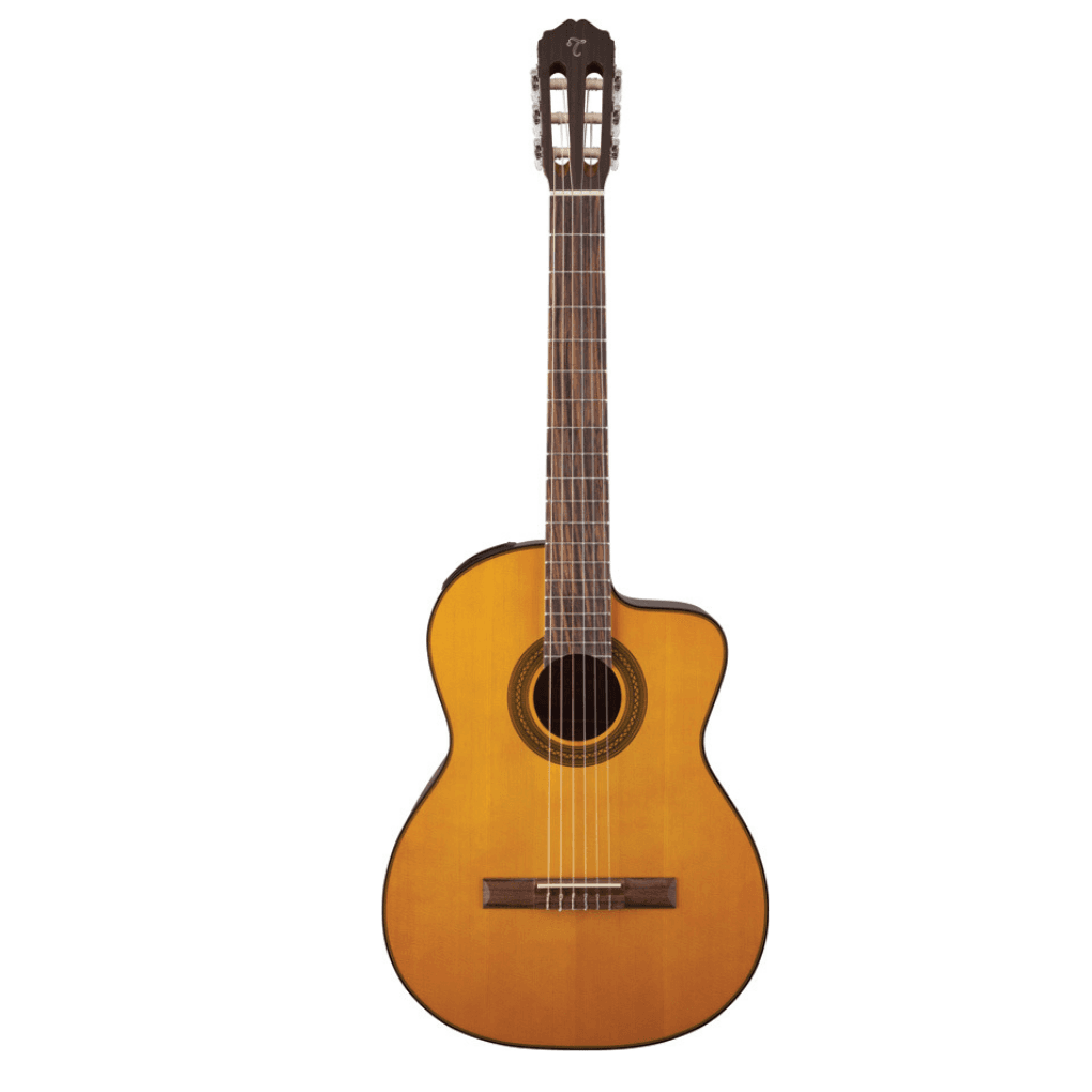 Takamine GC1 Series AC/EL Classical Guitar with Cutaway in Natural Gloss Finish