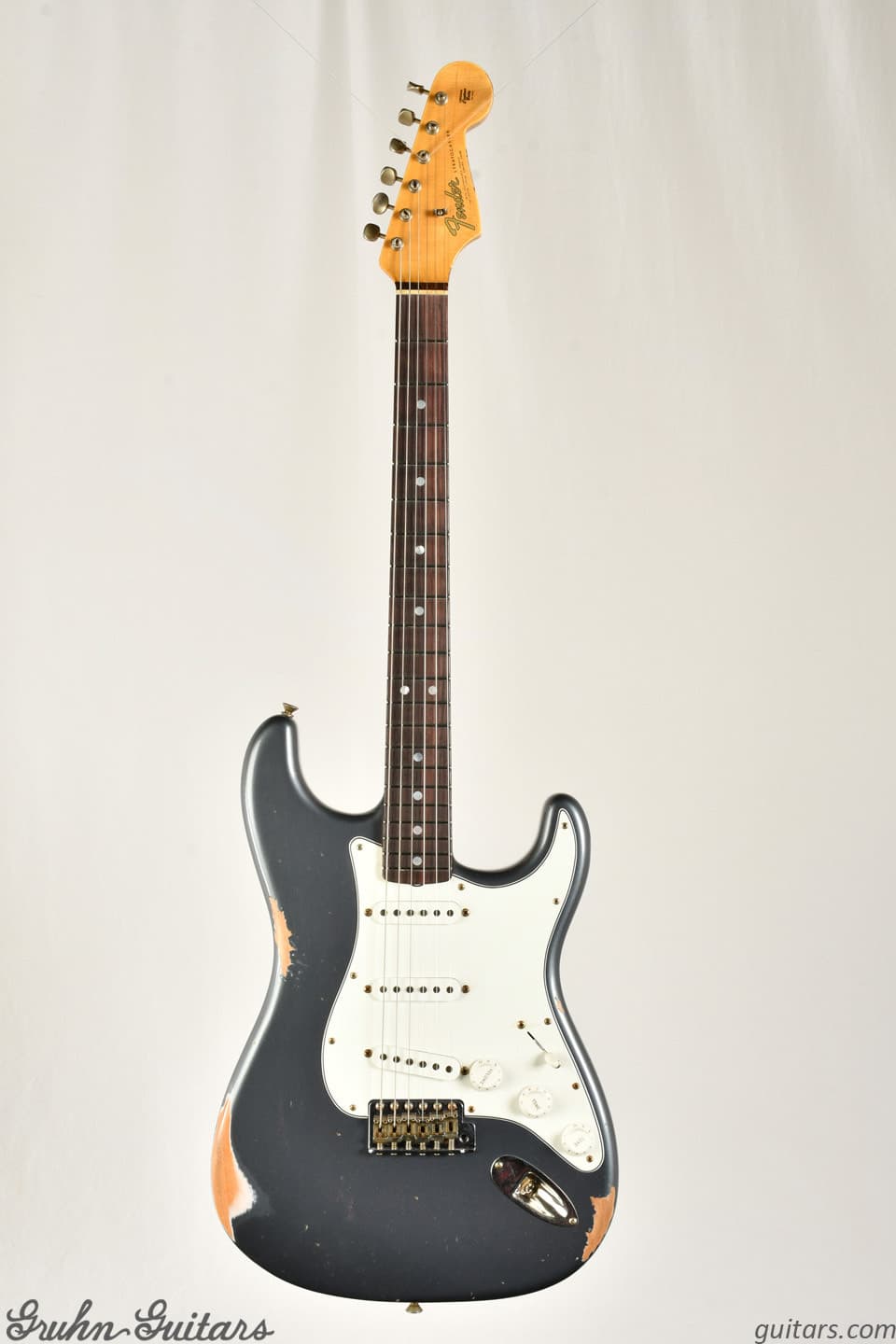 New Fender Custom Shop 65 Stratocaster RW Relic - Charcoal Frost Metallic