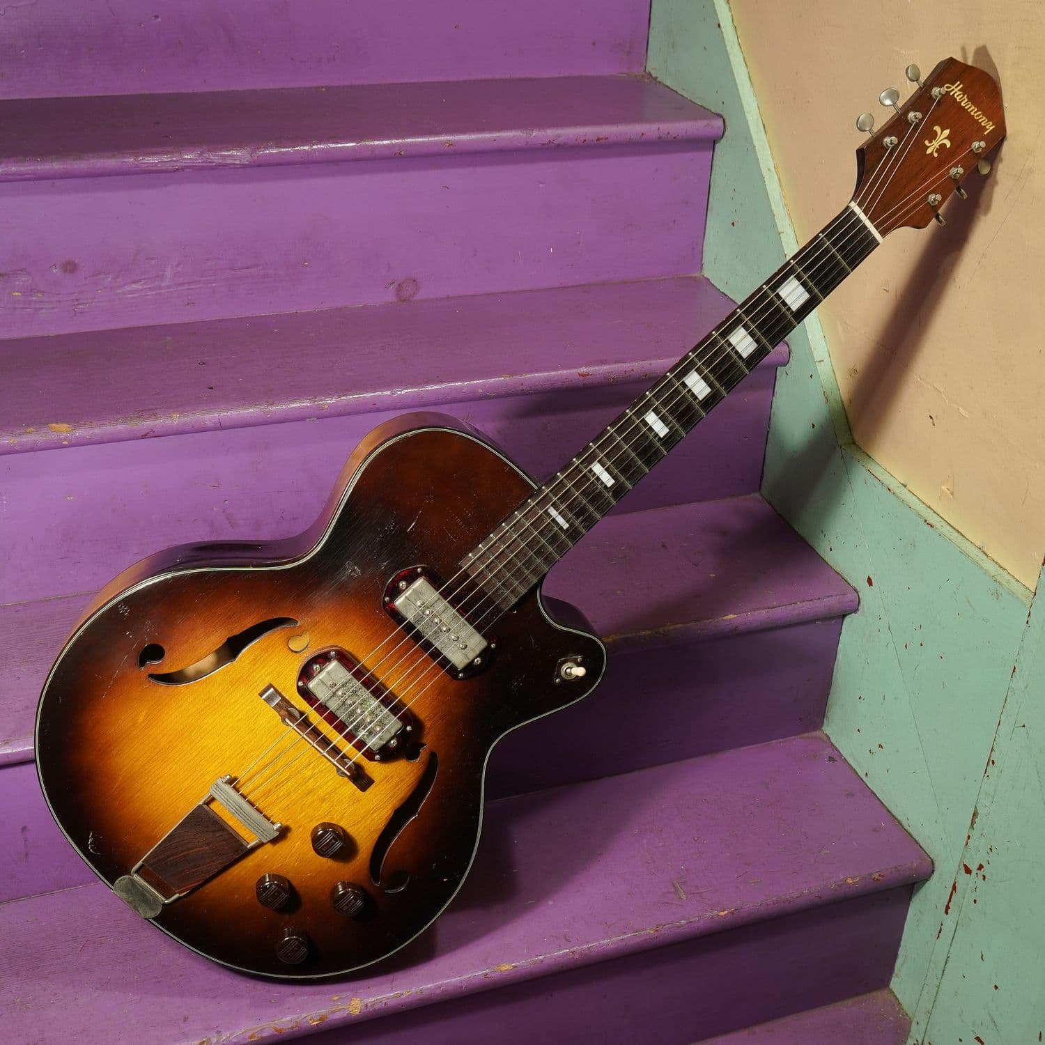 1950s Harmony H62 Hollowbody Electric Guitar