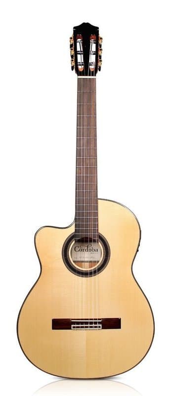 Cordoba GK Studio Negra Lefty - Acoustic Electric Flamenco Guitar