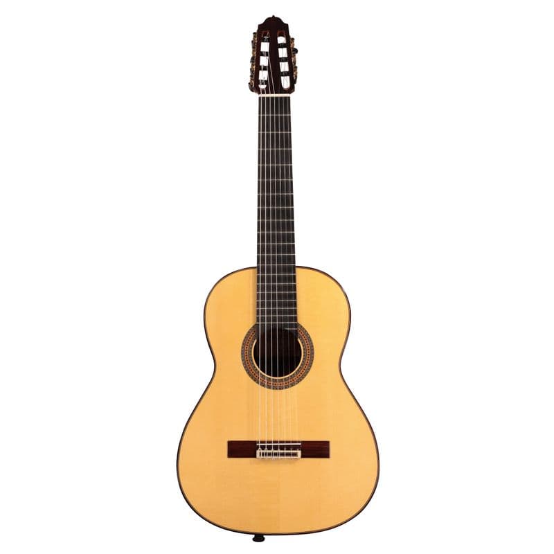 Estevé 7 String Guitar - All solid wood - Spruce top/Indian rosewood back/sides