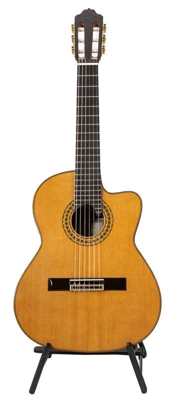 Estevé Requinto 6.ELEC - All Solid Cutaway Cedar/Indian Rosewood