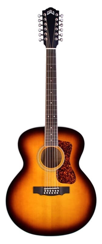 Guild F-2512E - Deluxe Maple - 12 String Acoustic Electric, Antique Burst