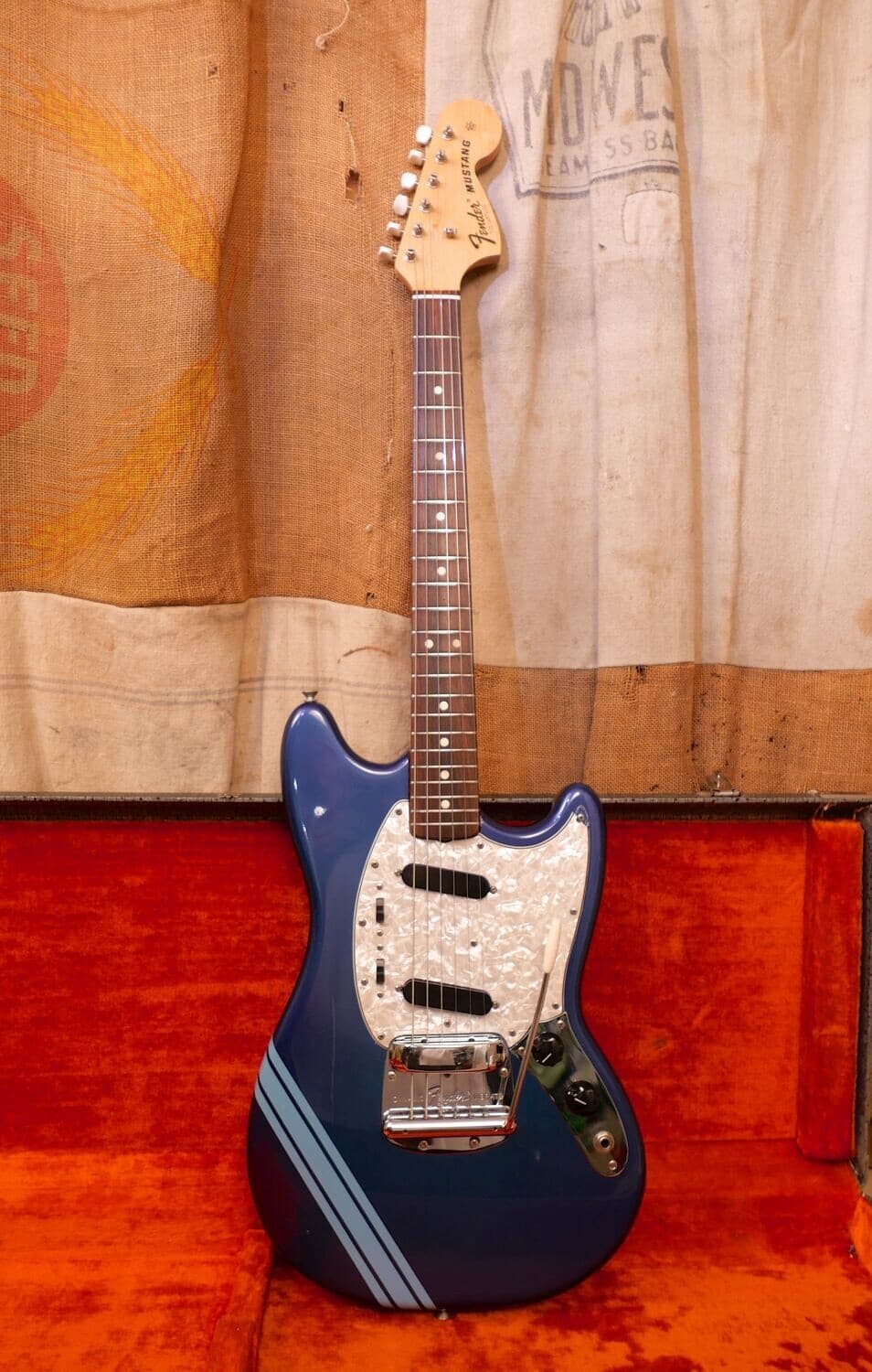1972 Fender Mustang Competition Burgundy Blue