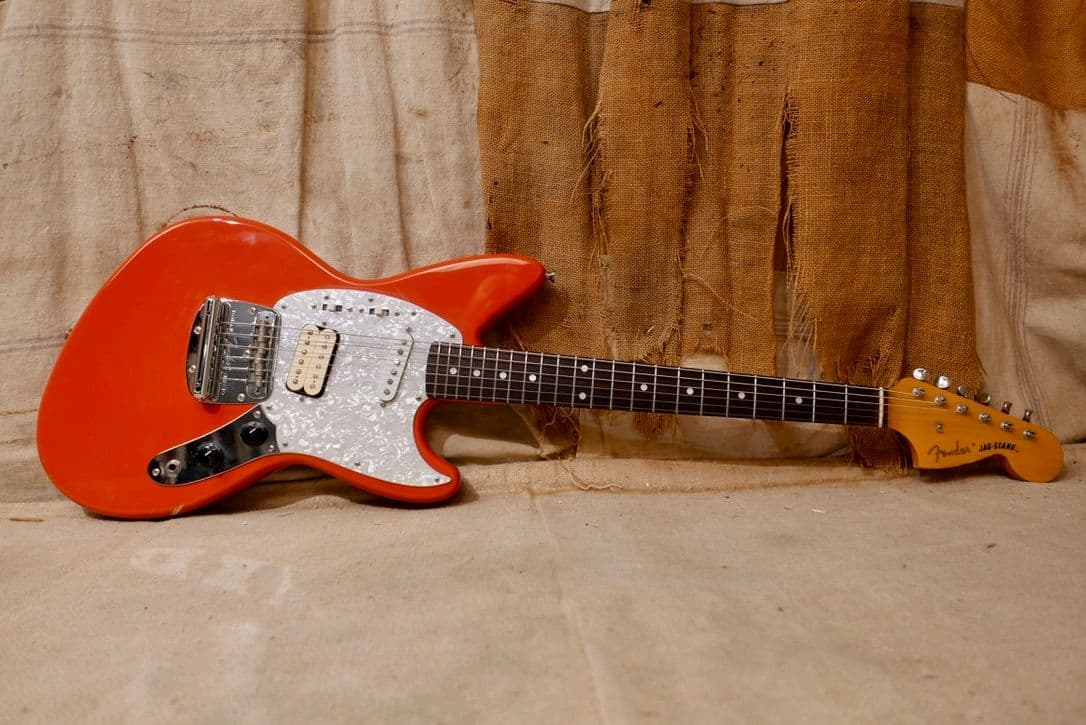 2002 Fender CIJ/MIJ Jag-Stang Fiesta Red Jagstang