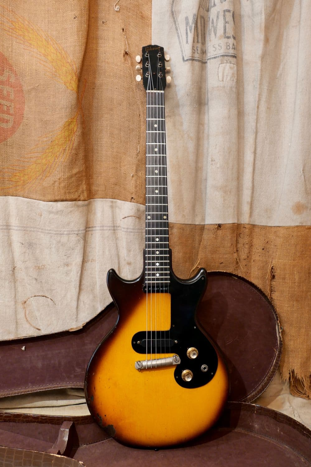 1961 Gibson Melody Maker 1 PU DC Sunburst