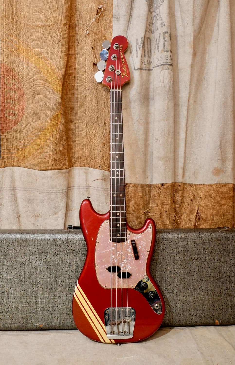 1970 Fender Mustang Bass Competition Red