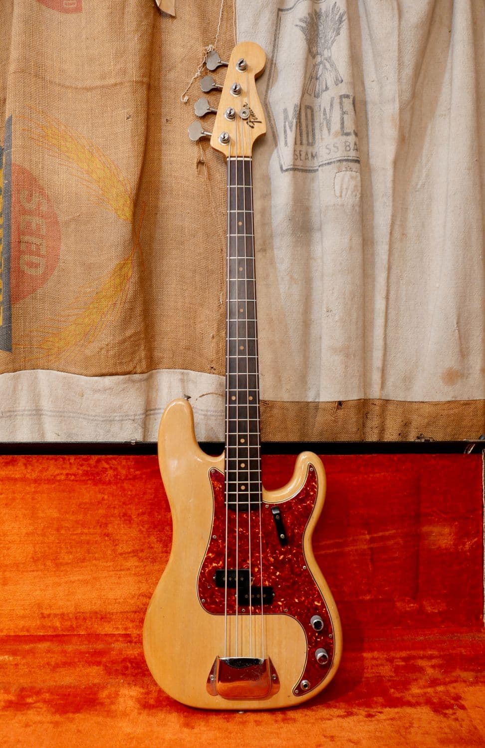 1963 Fender Precision Bass Natural Refin