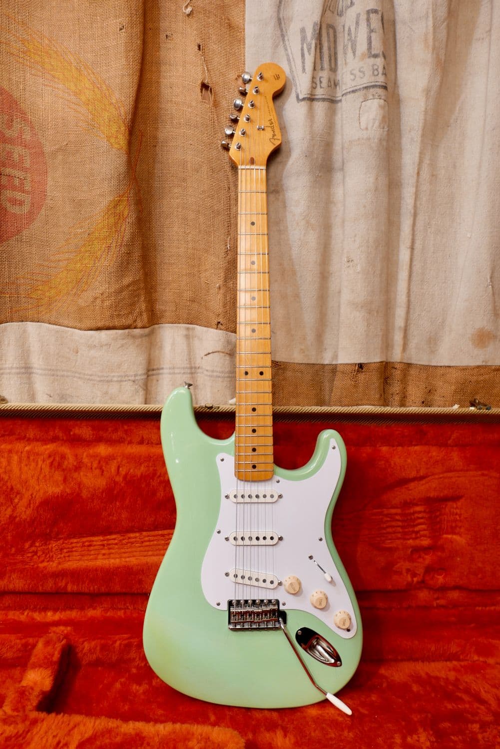 1990 Fender '57 RI Stratocaster American Vintage Seafoam Green