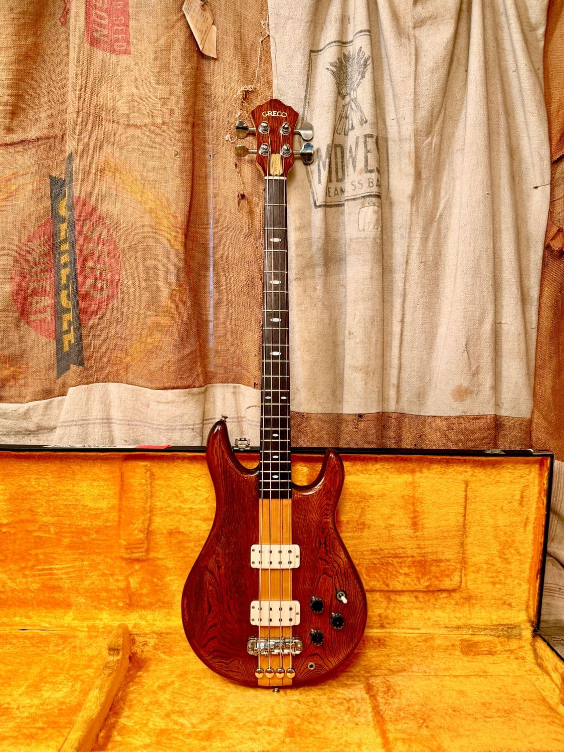 1978 Greco GOB700 Speedway Bass GOB-700 Walnut