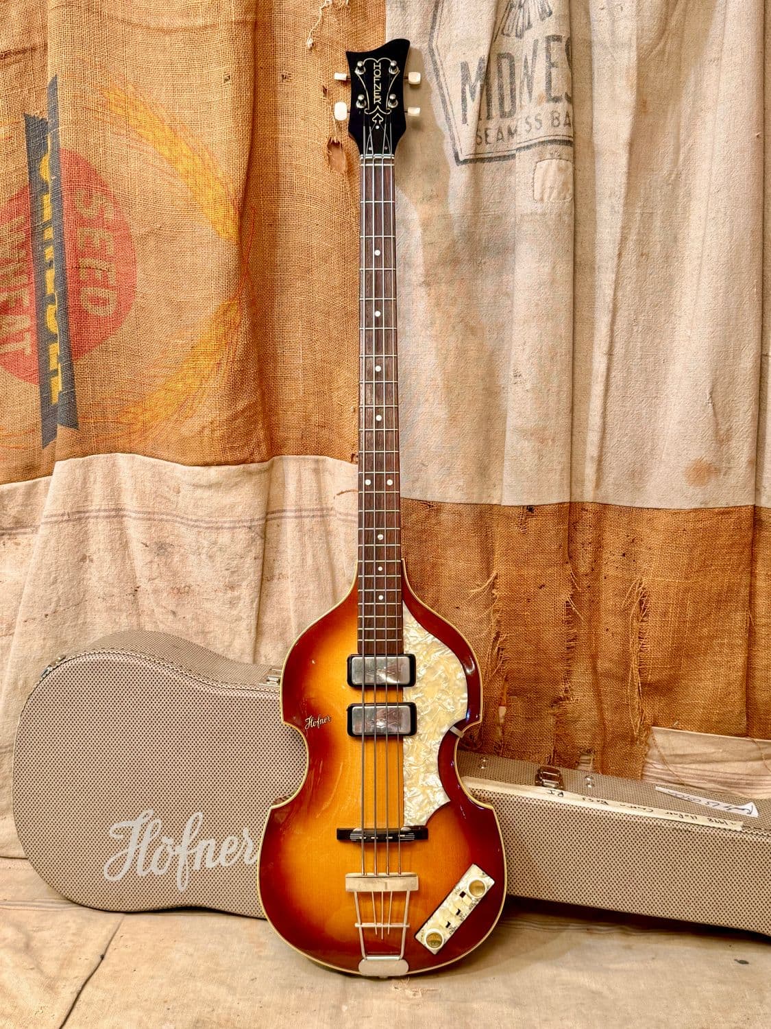Hofner 1998 Hofner 500/1 Cavern Bass Reissue Sunburst