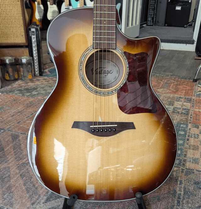 Vintage Grand Auditorium electro acoustic