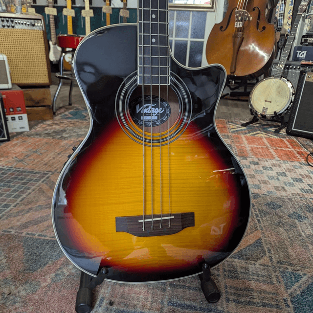 Vintage VCB430 electro acoustic bass