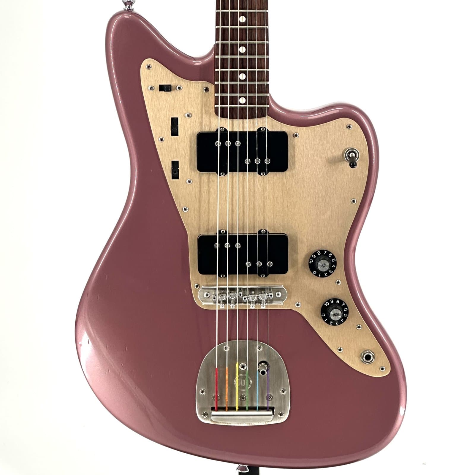 Used Fender Wildwood 10 Thinskin '62 Jazzmaster Burgundy Mist w/Novaks, Mastery, OHSC