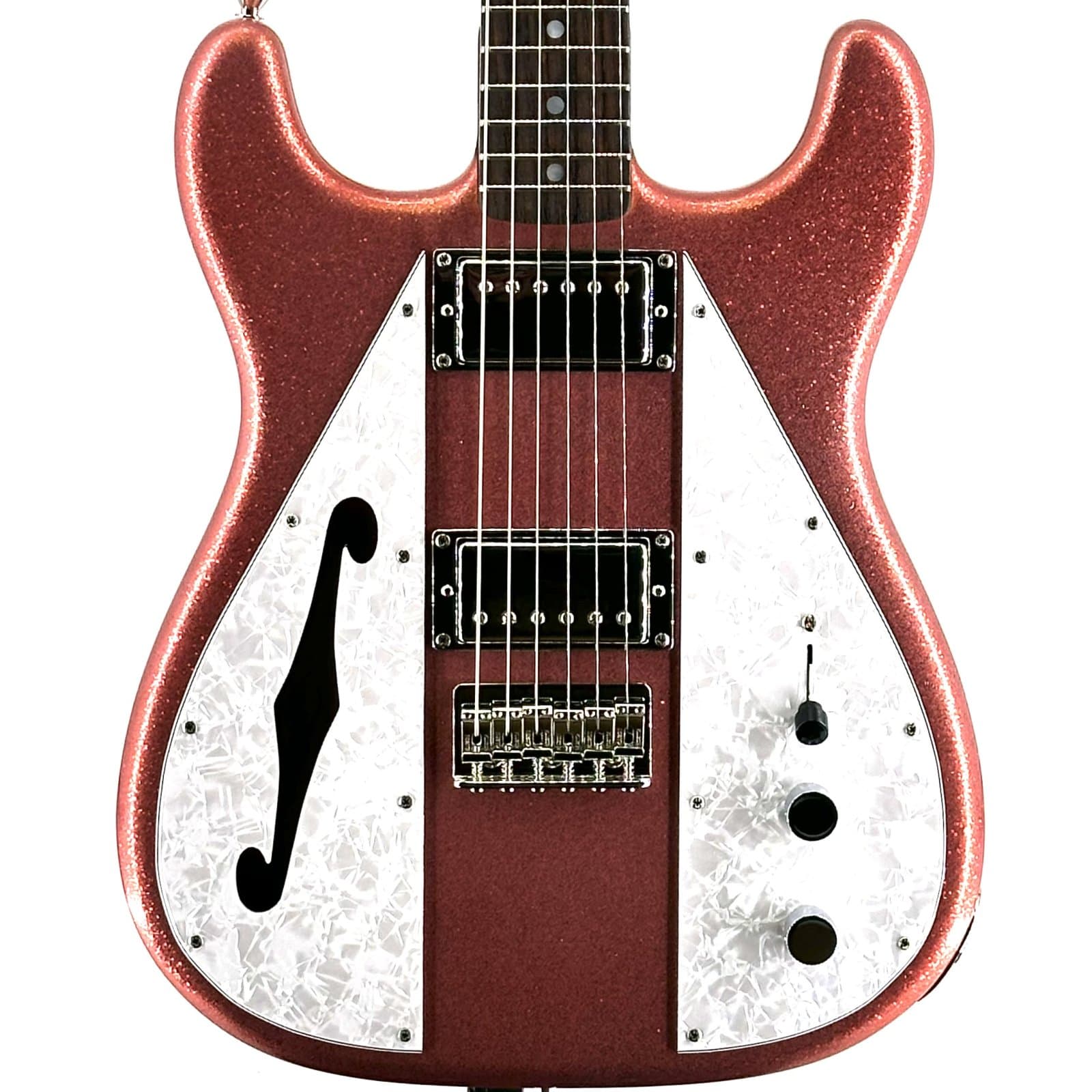 Nash Wayfarer 2HT Pink Sparkle - Matched Headstock w/HSC