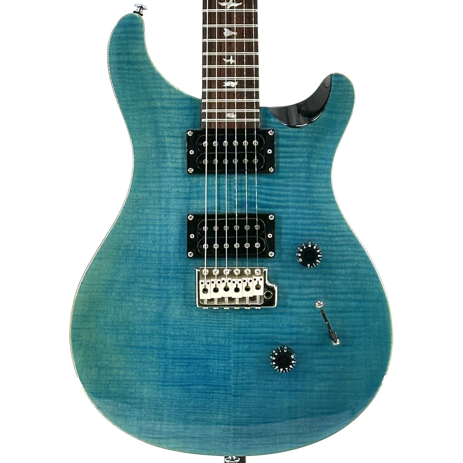 Used PRS SE Custom 24 Transparent Blue w/ Gig Bag