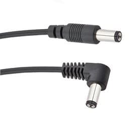 Voodoo Lab Pedal Power Cable  18 Straight to Right Angle