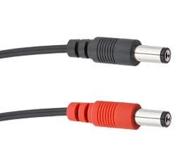 Voodoo Lab Pedal Power Cable Reverse Polarity Center Positive 18 Straight to Straight