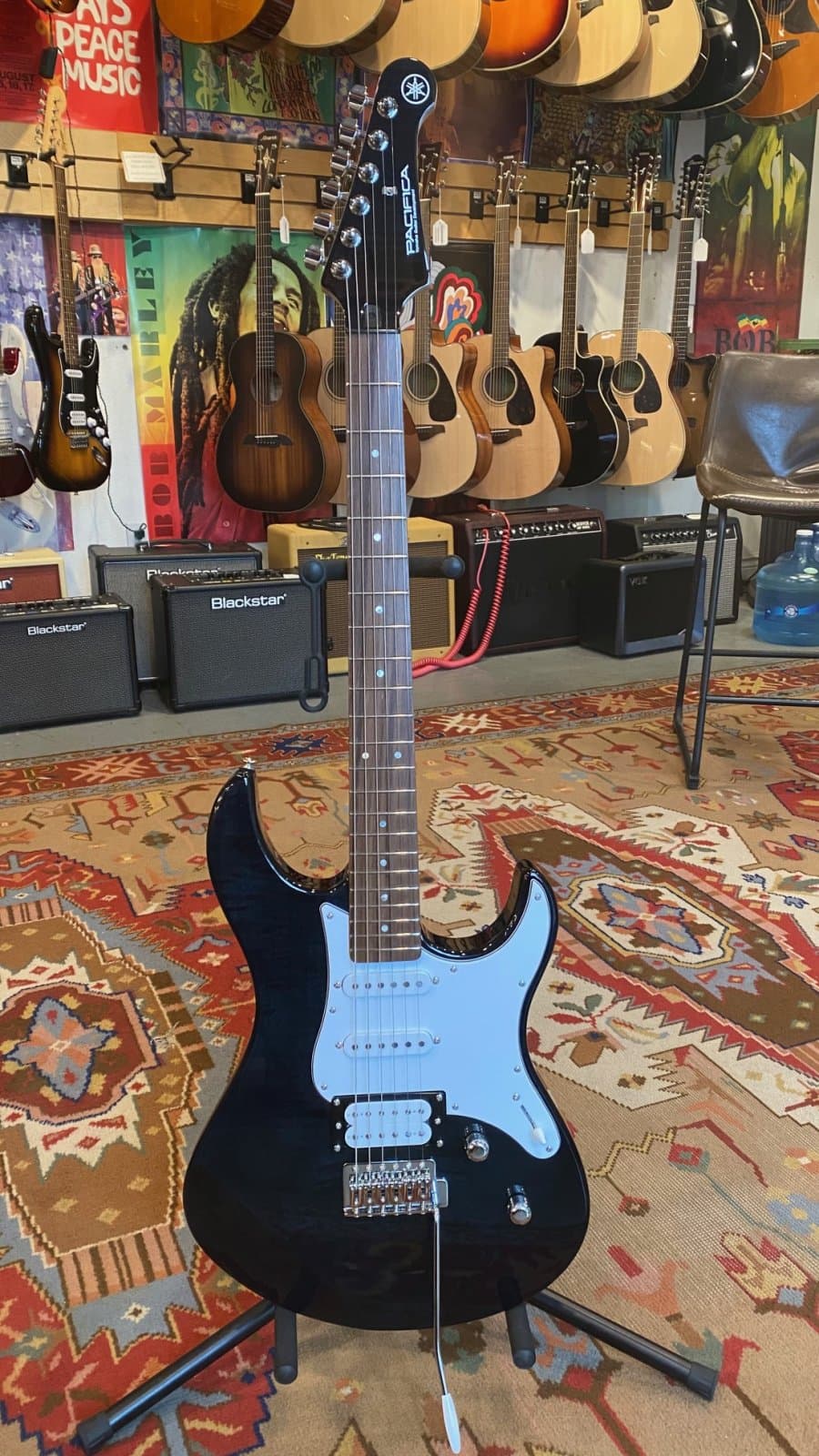 Yamaha PAC212VQM Electric Guitar - Tobacco Brown Sunburst