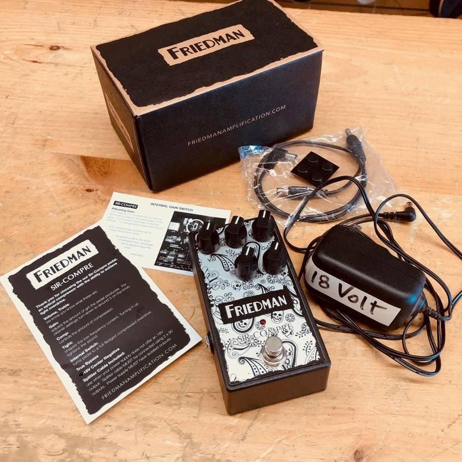 Friedman Sir-Compre.AM Artisan Compressor Guitar Effect Pedal w/Box
