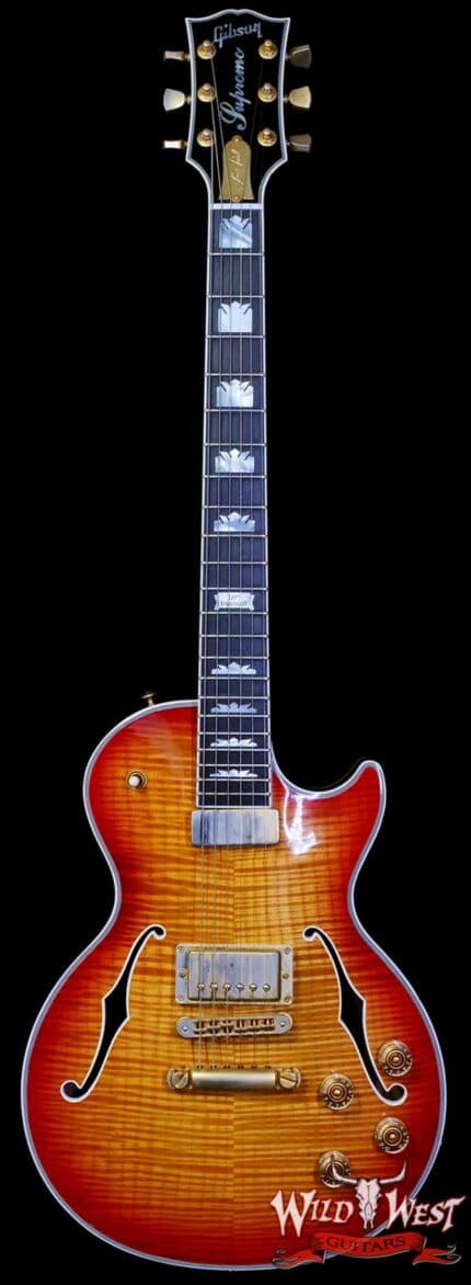 2014 Gibson 120th Anniversary Les Paul Supreme Flame Maple Top & Back Mahogany Middle Sunburst 8.40 LBS