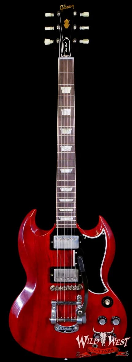 Gibson Custom Shop 1961 Les Paul SG Standard Reissue Bigsby B5 VOS Cherry Red 7.15 lbs