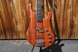 Dean USA Custom Hillsboro Oiled  Cocobolo Top 4-String Electric Bass Guitar