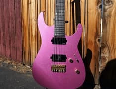 ESP USA M-7B HT Disco Pink Sparkle  7-String Electric Guitar 2024