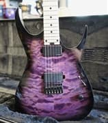 Dean USA Custom Shop Exile Jon Donias - Transparent Purple Burst 6-String Electric Guitar