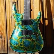ESP USA Horizon-II Psychedelic Flame  6-String Electric Guitar