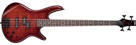 Ibanez GSR200SM CNB Charcoal Brown Burst 4-String Electric Bass Guitar