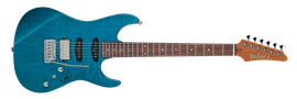 IBANEZ Signature MMN1 Martin Miller Trans Aqua Blue 6-String Electric Guitar