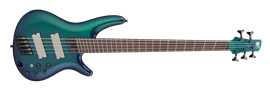 Ibanez SRMS725 BCM Blue Chameleon  Multi Scale    5-String Electric Bass Guitar 2024