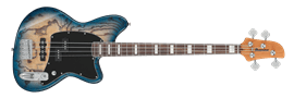 Ibanez  TMB400TA Cosmic Blue Starburst 4-String Electric Bass Guitar