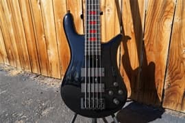 Spector Euro5 LX Alex Webster Solid Black  5-String Electric Bass Guitar
