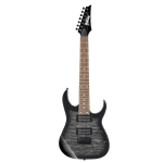 Ibanez Gio GRG7221QA 7-String Electric Guitar - Black Flat