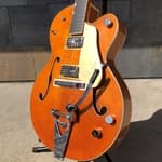 GRETSCH G6120T BRIAN SETZER SIGNATURE NASHVILLE HOLLOWBODY 59 SMOKE ORANGE WITH BIGSBY