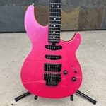Used 1985 Yamaha SE700E Pink Electric Guitar with Hard Case