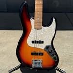 Used 2021 Fender Player Plus Active Jazz Bass Three Tone Sunburst with Gigbag