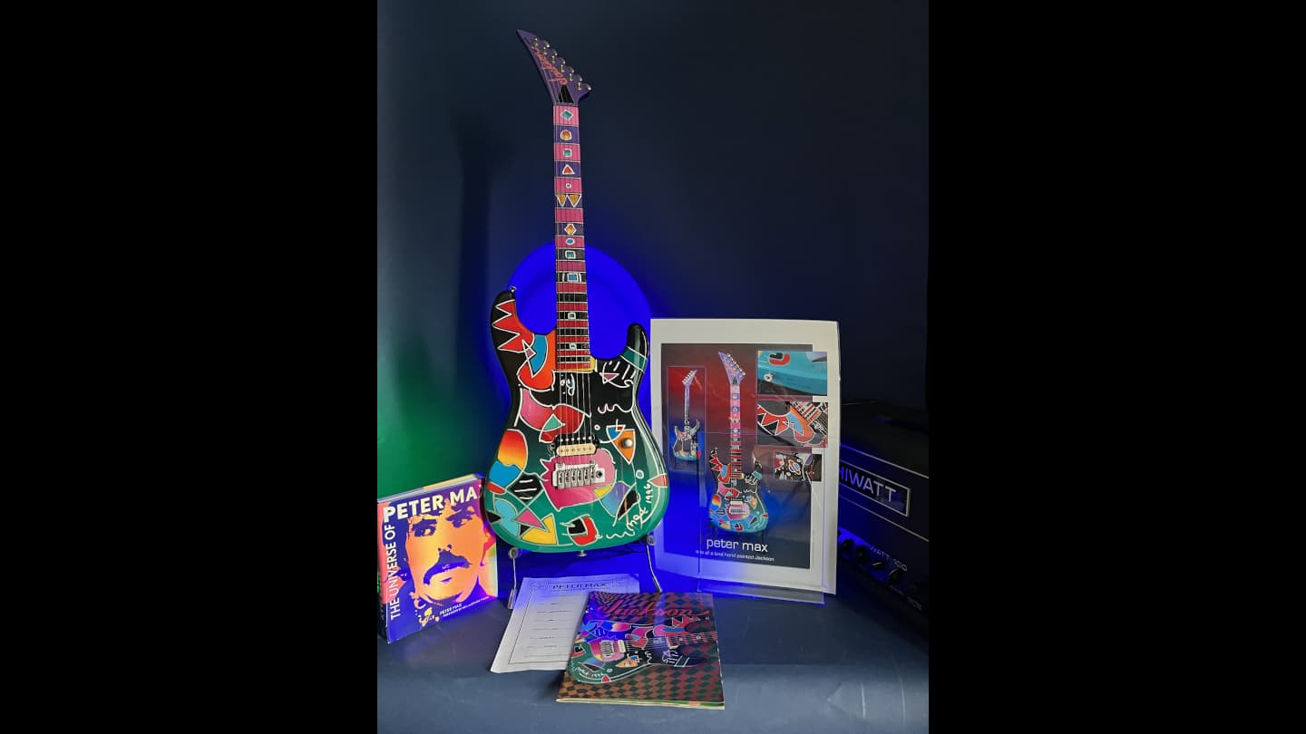 1997 Jackson Peter Max Painted Guitar
