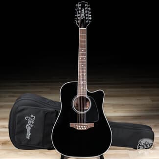 Takamine Takamine GD38CE 12 String Dreadnought Acoustic Electric w/ Bag – Black