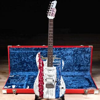 James Tyler Guitars Tyler Guitars USA 250 Limited Studio Elite HDX – Red, White & Blue Shmear