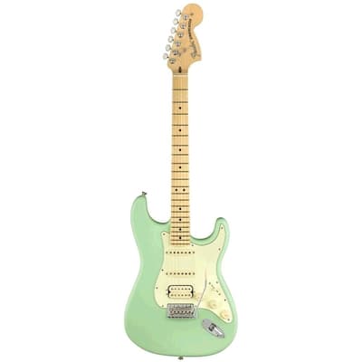 Fender American Performer Stratocaster HSS Maple Fingerboard Satin Surf green