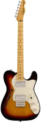Squier Classic Vibe ’70s Telecaster Thinline Maple Fingerboard 3-Color Sunburst
