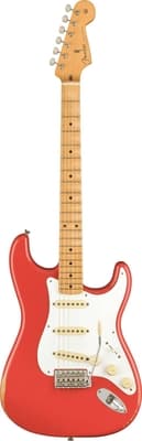 Fender Vintera Road Worn ’50s Stratocaster Maple Fingerboard Fiesta Red