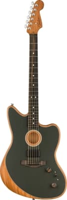 Fender American Acoustasonic Jazzmaster Tungsen Ebony Fingerboard