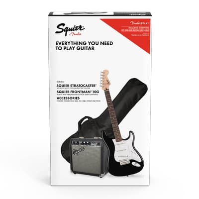 Squier Stratocaster Pack Laurel Fingerboard – Black