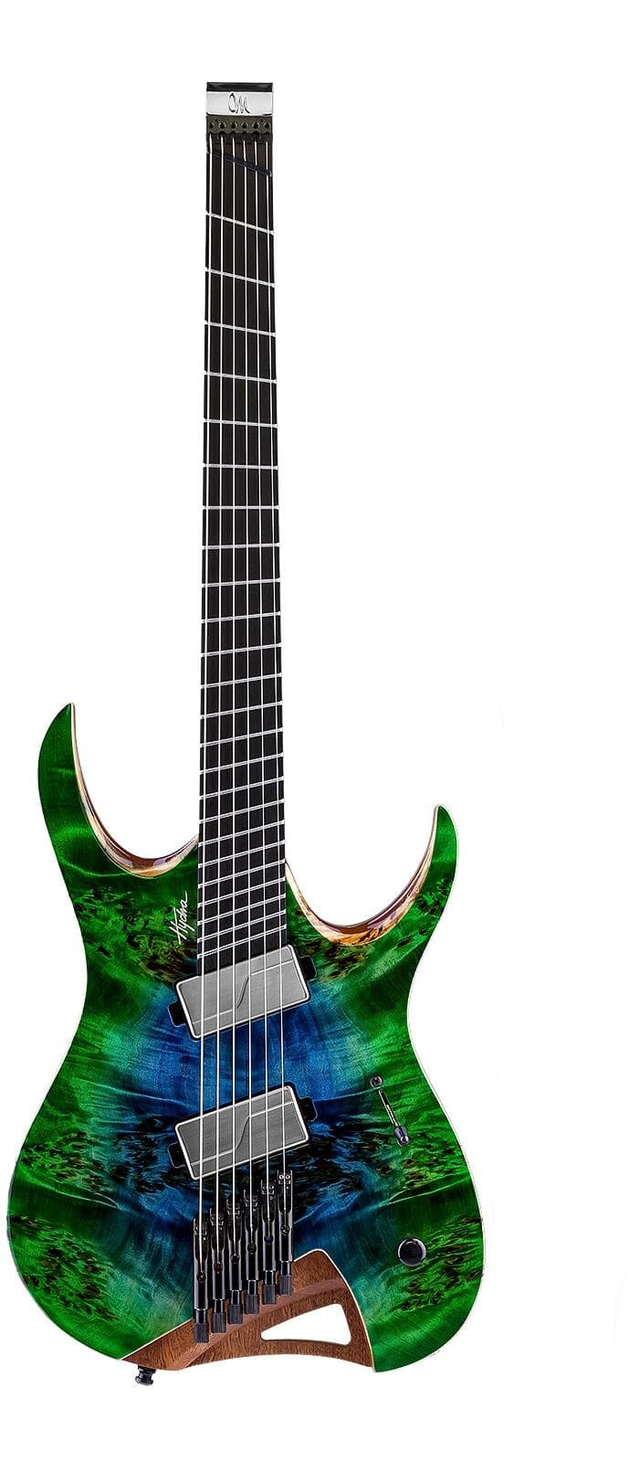 Mayones Hydra Elite VF FSH – Trans Blue Green Burst