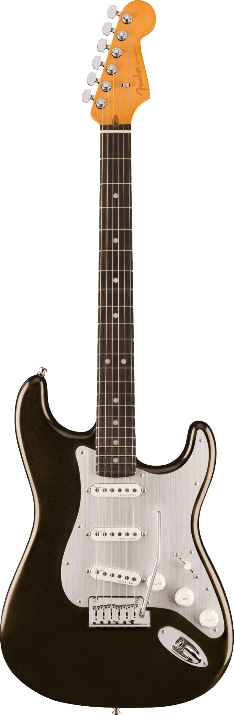 Fender American Ultra II Stratocaster, Ebony Fingerboard, Texas Tea