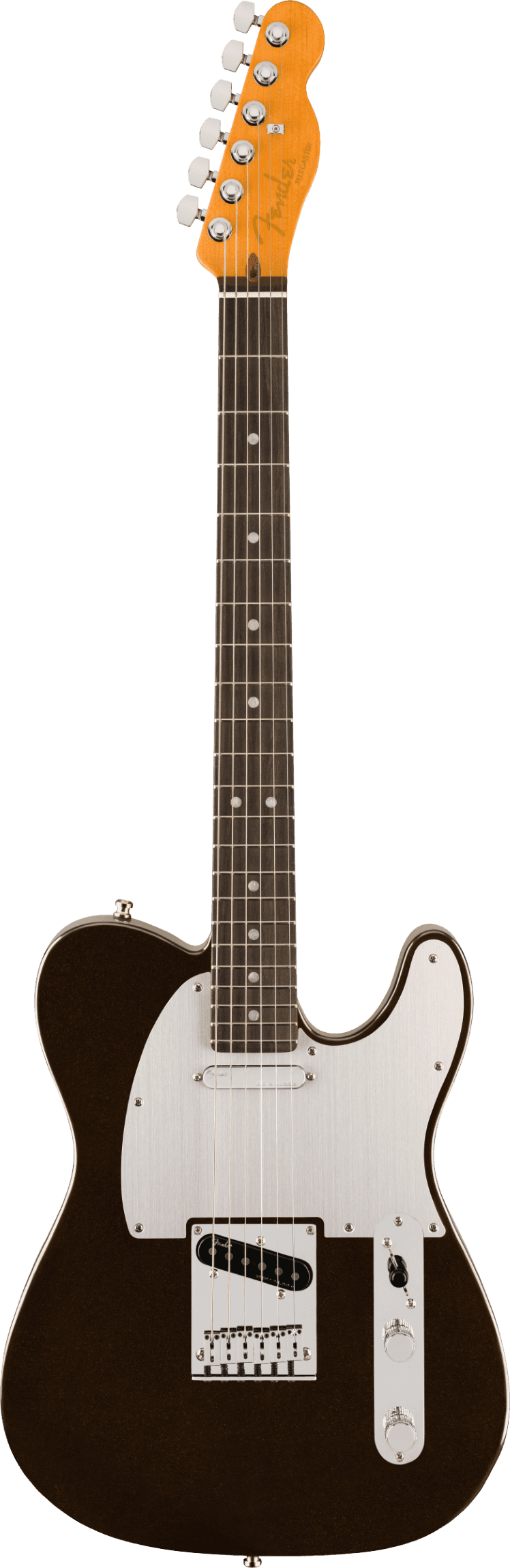 Fender American Ultra II Telecaster, Ebony Fingerboard, Texas Tea